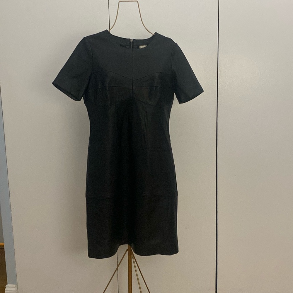 Reiss Lamb Leather Dress